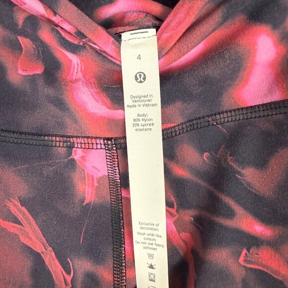 Lululemon Align High-Rise Pant 28" Intensity Pink Blossom Multi Leggings Size 4 - Picture 5 of 10